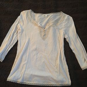 3/4 length sleeve Banana Republic shirt